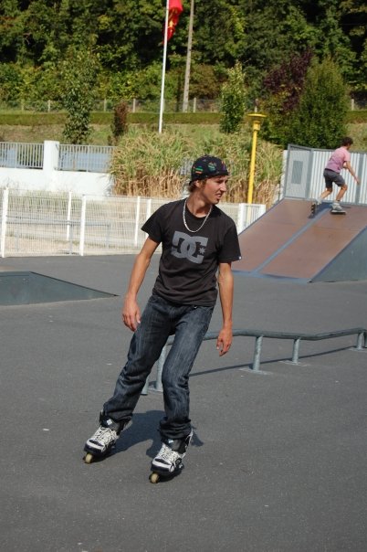 Alex en roller