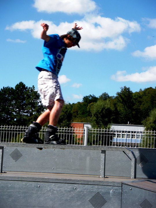 Thomas en roller